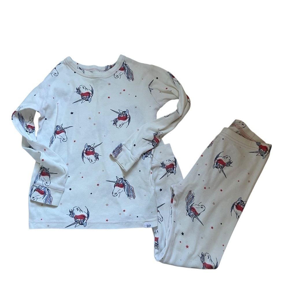 GAP| Kids Unicorn Long Sleeve Pajama Sets - Size 5 years